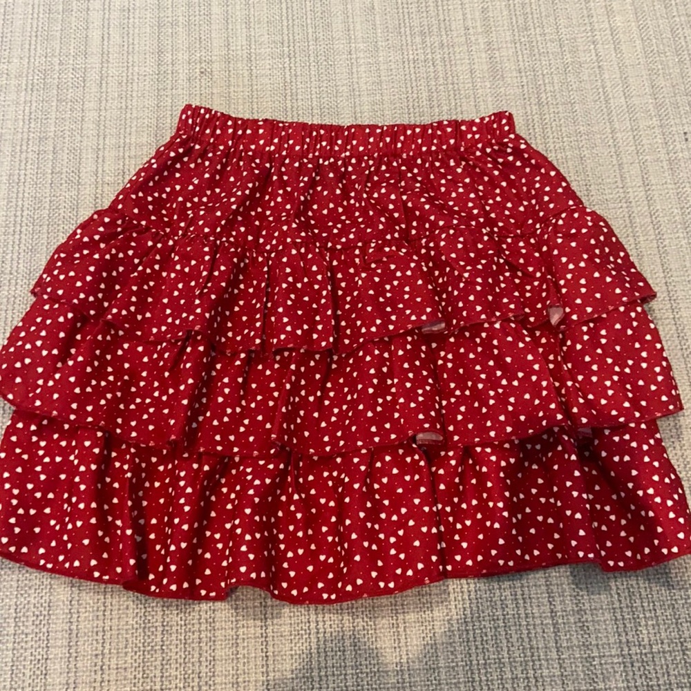 Skirt with hearts